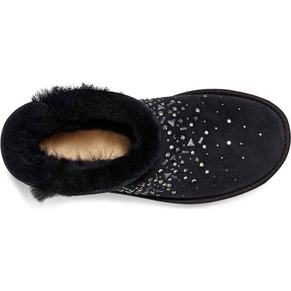 NEW UGG CLASSIC GALAXY BLING MINI BOOT SUEDE SZ 7 - Picture 2 of 7